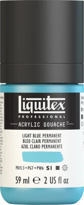 Liquitex Gouache Akrylmaling Light Blue Permanent 59 Ml Se Tilbud