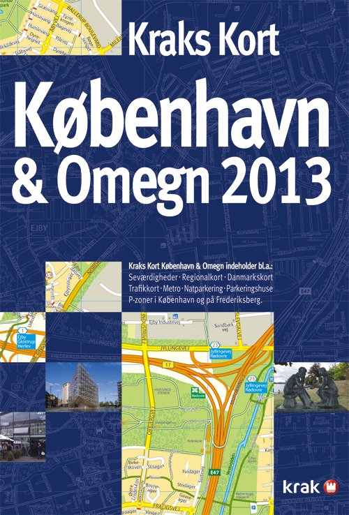 Kraks Kort København & Omegn 2013 → Køb Bogen Billigt Her