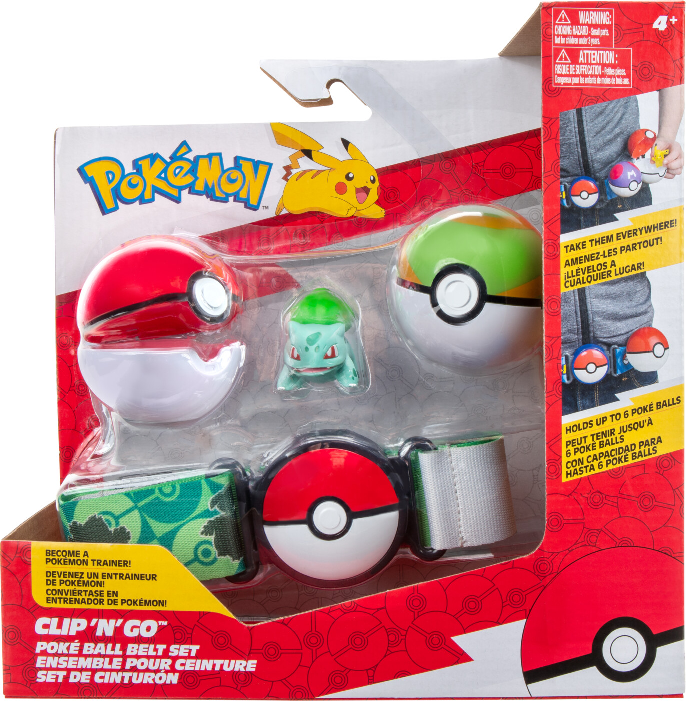 Pokémon Clip n Go Bandolier Bælte Sæt Inkl Bulbasaur Figur Se