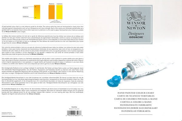 Winsor Newton Designers Gouache Farvekort Se tilbud og køb på