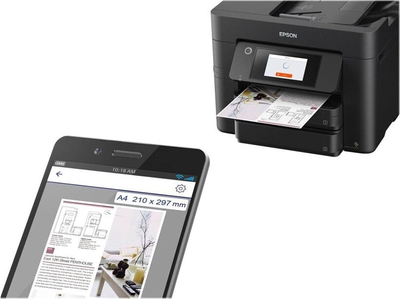 Epson Workforce Pro Wf Dtwf Printer Med Wifi Spm Se Tilbud