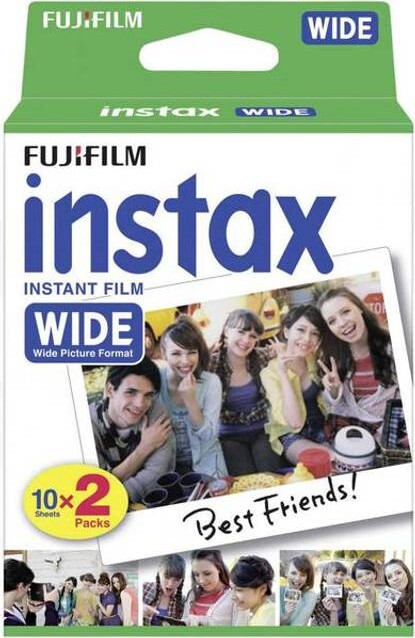 Fujifilm Instax Wide Instant Film 20 Stk Se tilbud og køb på Gucca dk