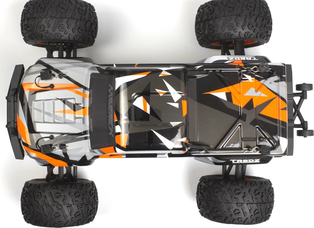 Maverick Rc Quantum 2 Fjernstyret Monster Truck 1 10 Orange