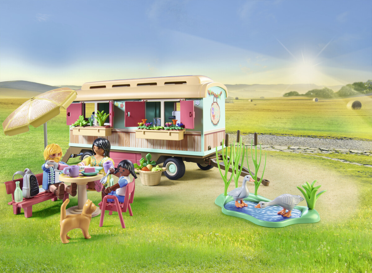 Playmobil Country Hyggelig Campingvogn Caf Se Tilbud Og