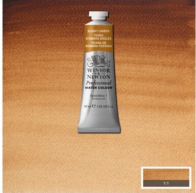 Winsor Newton Akvarelfarve Burnt Umber 37 Ml Se tilbud og køb