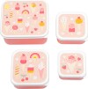 A Little Lovely Company - Lunch Snack Box Sæt - Icecream