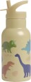 A Little Lovely Company - Rustfrit Stål Drikkeflaske - Dino - 73 X 20 X 73