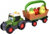Abc - Freddy Fruit Trailer - Legetøjs Traktor Med Vogn Og Frugt
