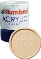 Humbrol - Akryl Maling - 12 Ml - Creme Mat - Replaced - 103