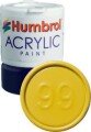 Humbrol - Akryl Maling - 14 Ml - Citron Mat - 99