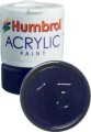 Humbrol - Akryl Maling - 12 Ml - Midnat Blå Blank - Replaced - 15