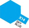 Tamiya - Acrylic Mini - X-14 Sky Blue Gloss 10 Ml - 81514