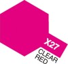 Tamiya - Acrylic Mini - X-27 Clear Red Gloss 10 Ml - 81527