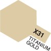 Tamiya - Acrylic Mini - X-31 Titanium Gold Gloss 10 Ml - 81531