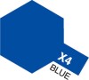 Tamiya - Acrylic Mini - X-4 Blue Gloss 10 Ml - 81504