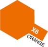 Tamiya - Acrylic Mini - X-6 Orange Gloss 10 Ml - 81506