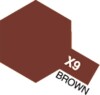 Tamiya - Acrylic Mini - X-9 Brown Gloss 10 Ml - 81509