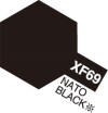 Tamiya - Acrylic Mini - Xf-69 Nato Black Flat 10 Ml - 81769