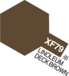 Tamiya - Acrylic Mini - Xf-79 Linoleum Deck Brown Flat 10 Ml - 81779