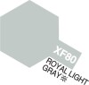 Tamiya - Acrylic Mini - Xf-80 Royal Light Gray Flat 10 Ml - 81780