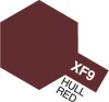 Tamiya - Acrylic Mini - Xf-9 Hull Red Flat 10 Ml - 81709