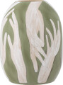 Bloomingville - Adalena Vase - Grøn - Stentøj - H 30 5 Cm