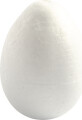 Æg - H 10 Cm - Hvid - 5 Stk