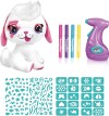 Airbrush Plush - Hunde Bamse - Med 4 Farver Og Skabeloner