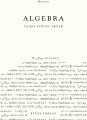 Algebra