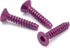 Alu Tp Flat Hd Screw 3 X15Mm Hex Socketpurple5Pc - Hpz079 - Hpi Racing