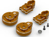 Aluminum Portal Rear Hub Set Orange2Pcs - Hp161161 - Hpi Racing