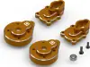 Aluminum Portal Rear Hub Set Orange2Pcs - Hp161161 - Hpi Racing