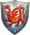 Amber Dragon-Skjold