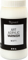 Art Acrylic Slutfernis - Mat Transparent - Hvid - 500 Ml