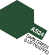 Tamiya - Aircraft Spray Maling - As-24 Dark Green Luftwaffe - 86524