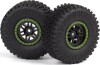 Assembled Wheel Tyre Green2Pcs - Mv150736 - Maverick Rc