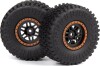 Assembled Wheel Tyre Orange2Pcs - Mv150737 - Maverick Rc