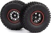 Assembled Wheel Tyre Red2Pcs - Mv150738 - Maverick Rc