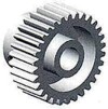 04 H Coated Alu Pinion 38T - 42268 - Tamiya