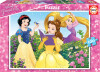 Educa - Disney Princess Puzzle - Snehvide Belle Rapunzel - 100