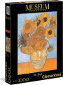 Clementoni Puslespil - Van Gogh Solsikke - Museum - 1000 Brikker