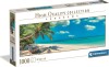 Clementoni Puslespil - Gynge På Stranden - Panorama - 1000 Brikker