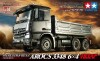 Tamiya - Rc Mercedes Arocs 3348 Tipper Truck Fjernstyret Lastbil Byggesæt 
