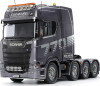 Tamiya - Rc Scania 770S 8X44 Gun Metal Fjernstyret Lastbil Byggesæt - 1 14