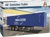 Italeri - 40 Container Trailer Byggesæt - 1 24 - 3951