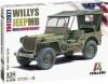 Italeri - Willys Jeep Bil Byggesæt - 1 24 - 3635