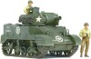 Tamiya - M8 Howitzer Motor Carriage Med 3 Model Figurer Byggesæt - 1 35 -