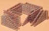 Tamiya - Brick Wall Set Mursten Byggesæt - 1 35 - 35028