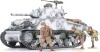 Tamiya - Sherman M4A3 105Mm Howitzer Tank Byggesæt - 1 35 - 35251