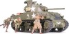 Tamiya - Sherman M4A3 75Mm Late Tank Byggesæt - 1 35 - 35250